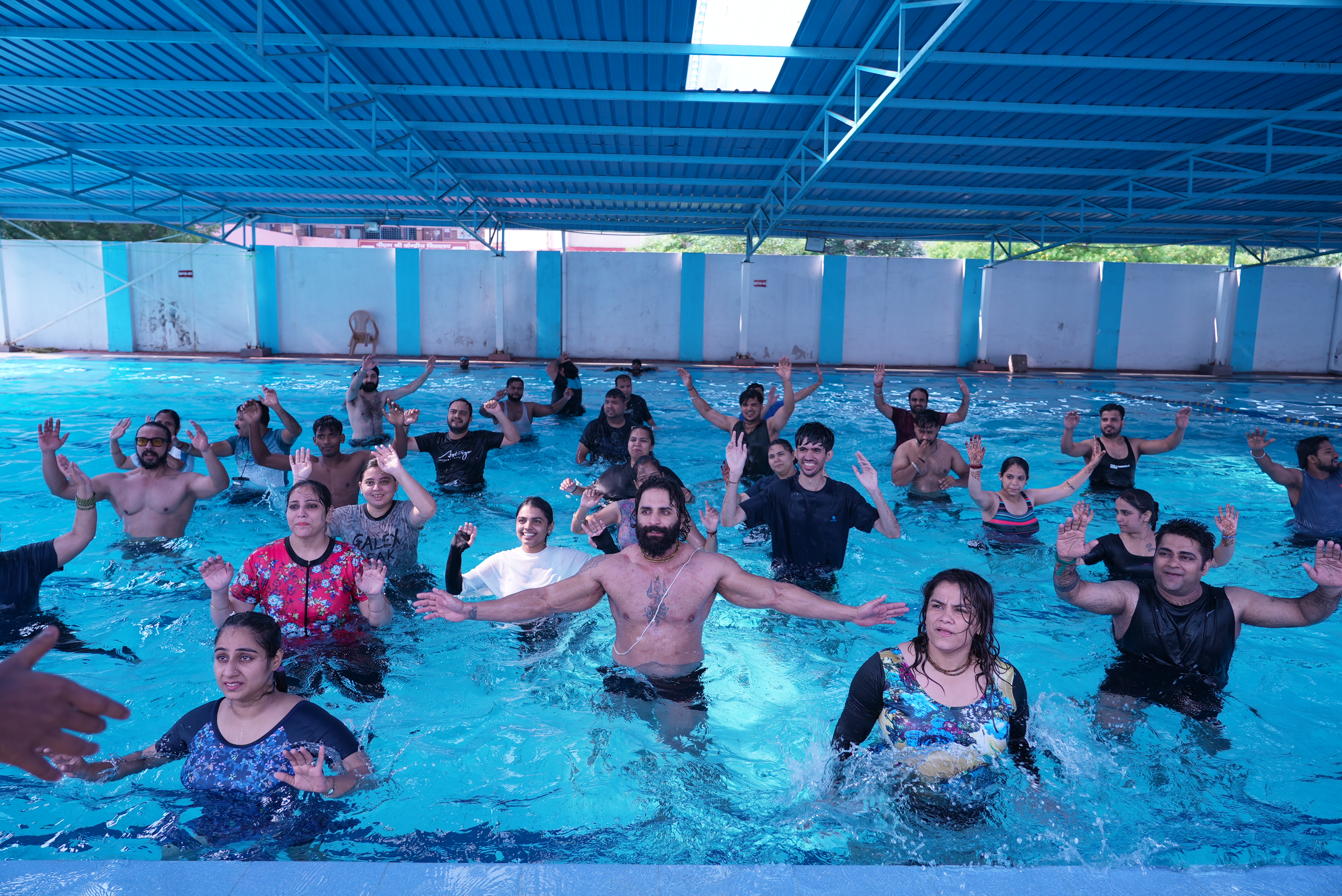 Pool Fitness Celebration